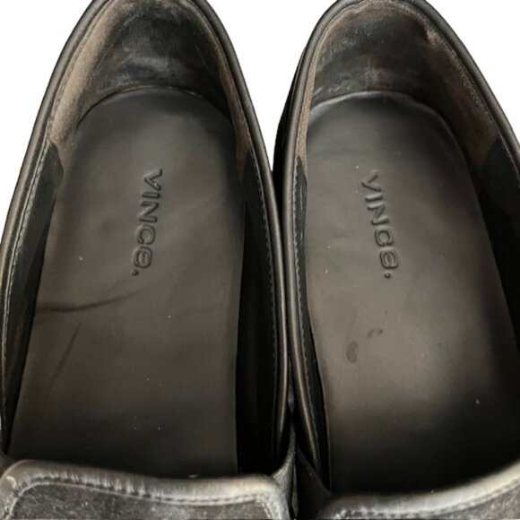 Vince Preston Slip on Suede Sneakers - Black - 9 - Picture 4 of 10